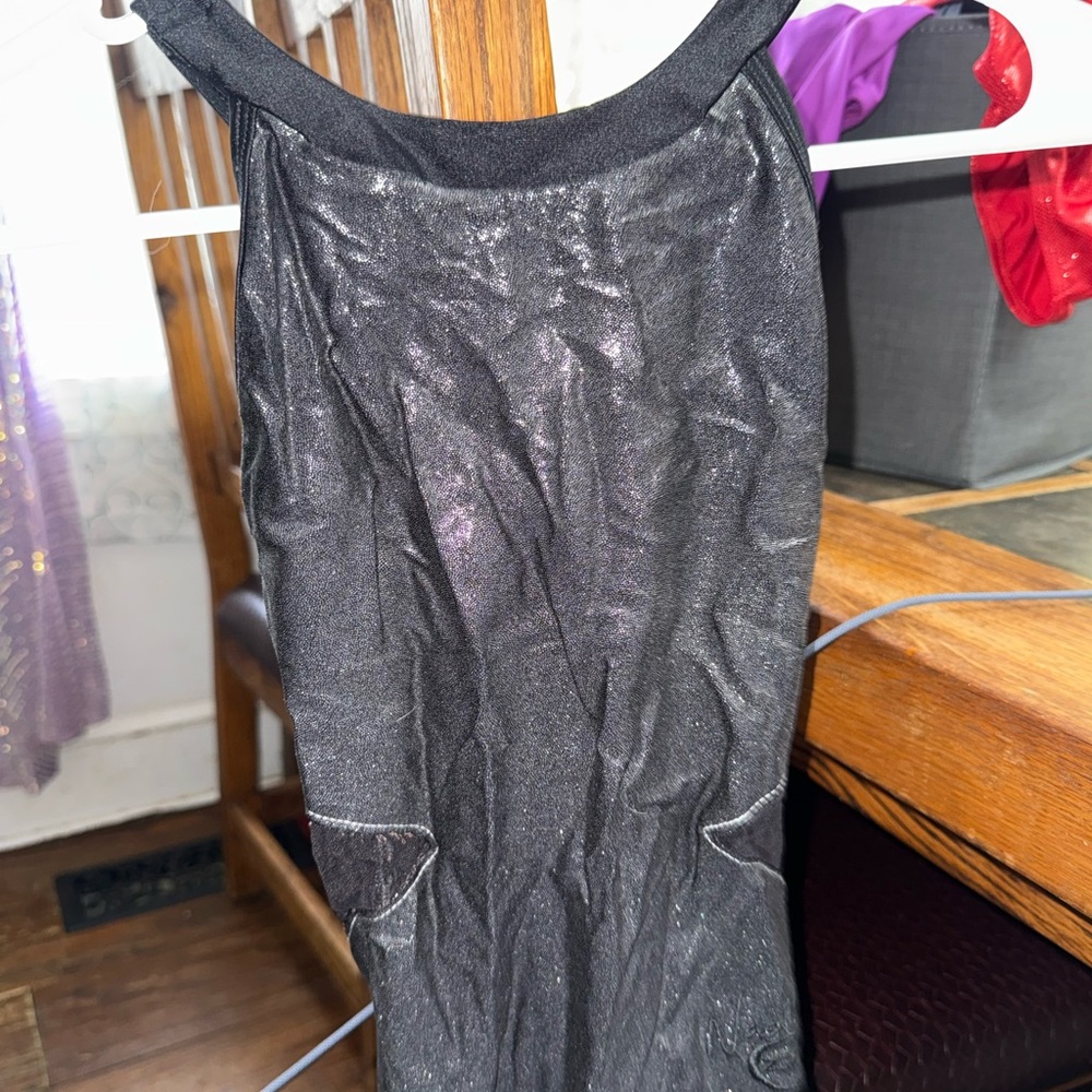 Silver Shimmer Ozone Gymnastics Leotard